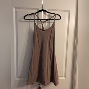 Outdoor Voices Women's The Exercise Dress Size Small Taupe/Mauve